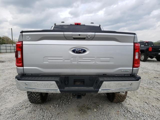 1FTFW1E88NFA61212 - 2022 FORD F150 SUPERCREW SILVER photo 6