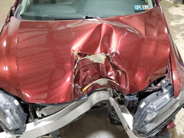 19XFB2F90EE250472 - 2014 HONDA CIVIC EXL ბურგუნდია ფოტო 11