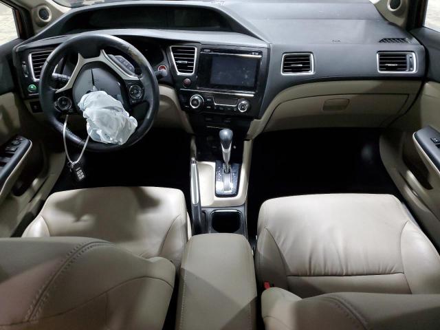 19XFB2F90EE250472 - 2014 HONDA CIVIC EXL ბურგუნდია ფოტო 8