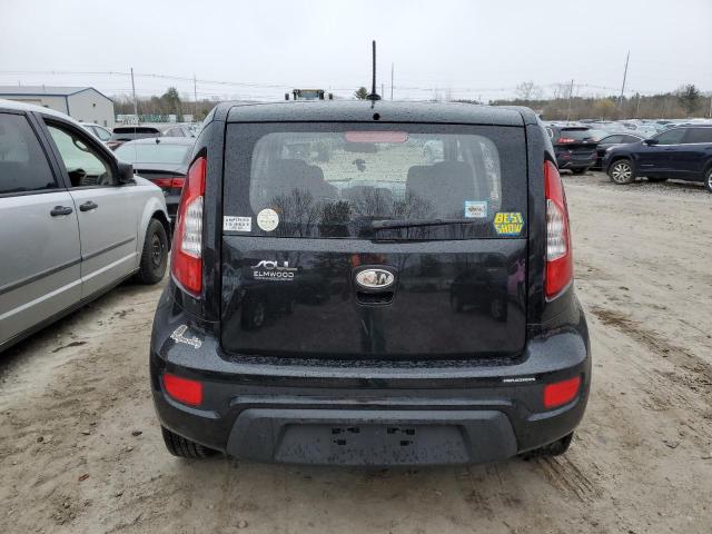 KNDJT2A5XC7747666 - 2012 KIA SOUL BLACK photo 6