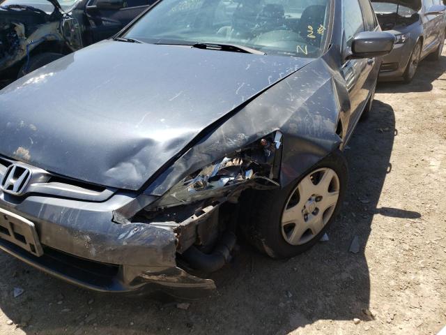 1HGCM56415A103889 - 2005 HONDA ACCORD LX GRAY photo 9