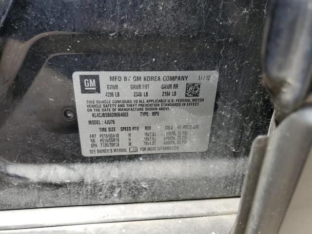 KL4CJBSB6DB064603 - 2013 BUICK ENCORE CONVENIENCE 黑色 照片 13