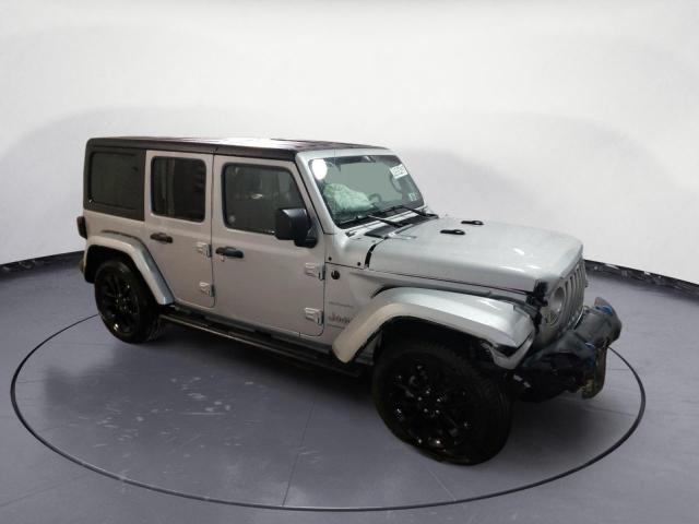 1C4JJXP67PW661049 - 2023 JEEP WRANGLER SAHARA 4XE WHITE photo 4