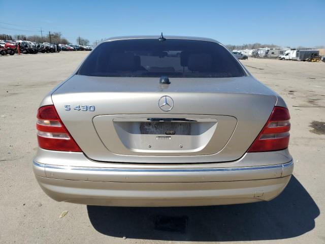 WDBNG70J16A464774 - 2006 MERCEDES-BENZ S 430 GOLD photo 6