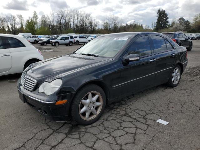 WDBRF84J34F447804 - 2004 MERCEDES-BENZ C 320 4MATIC BLACK photo 1