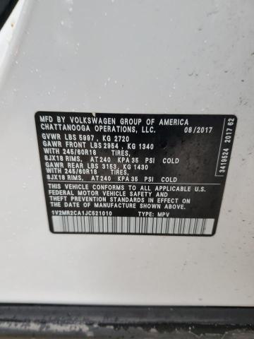 1V2MR2CA1JC521010 - 2018 VOLKSWAGEN ATLAS SEL Ağ foto 13