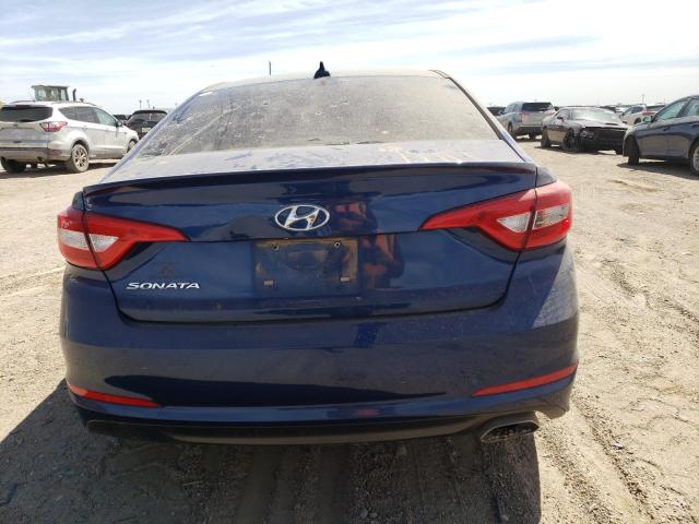 5NPE24AFXGH363817 - 2016 HYUNDAI SONATA SE BLUE photo 6