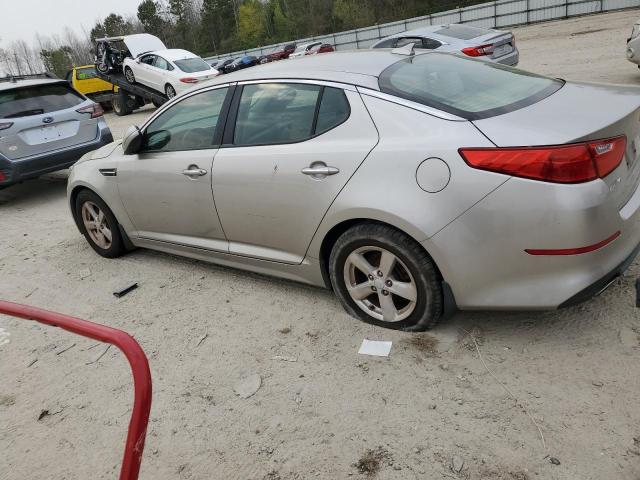 KNAGM4A7XE5489519 - 2014 KIA OPTIMA LX SILVER photo 2