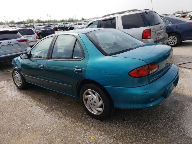 1G1JC5247W7338626 - 1998 CHEVROLET CAVALIER TURQUOISE photo 2