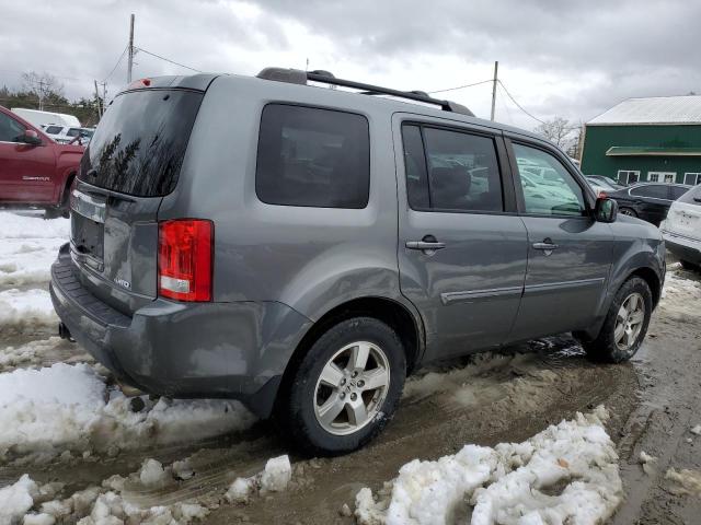 5FNYF4H55BB052477 - 2011 HONDA PILOT EXL SILVER photo 3