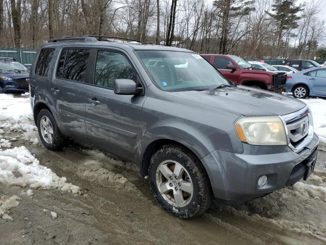 5FNYF4H55BB052477 - 2011 HONDA PILOT EXL SILVER photo 4