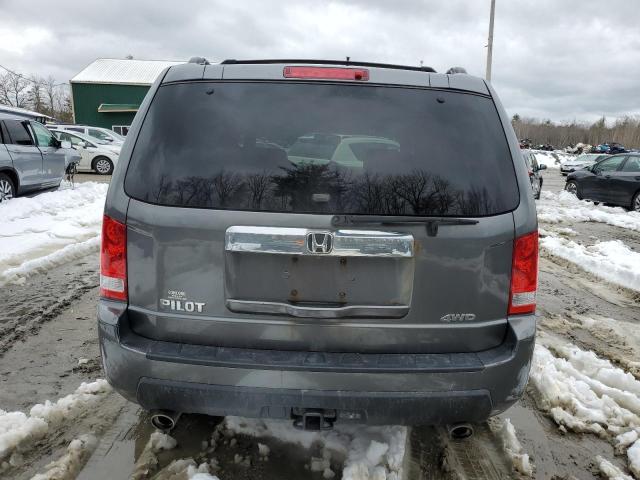 5FNYF4H55BB052477 - 2011 HONDA PILOT EXL SILVER photo 6