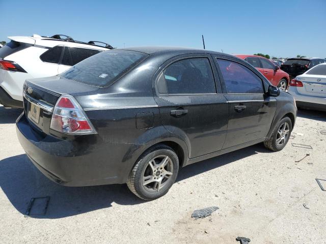 KL1TD56E49B323929 - 2009 CHEVROLET AVEO LS BLACK photo 3