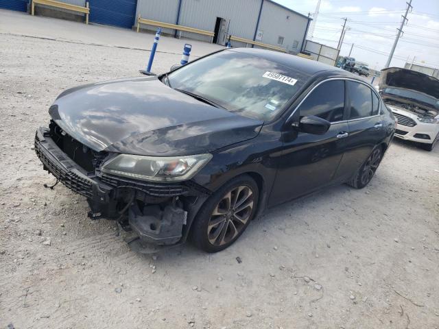 1HGCR2F58DA213541 - 2013 HONDA ACCORD SPORT BLACK photo 1