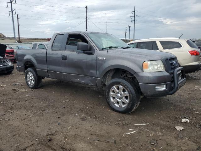 1FTRX14W25FB46511 - 2005 FORD F150 GRAY photo 4