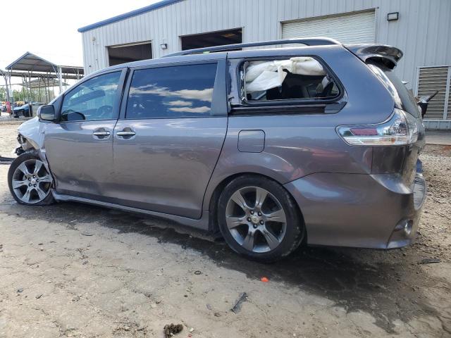 5TDXK3DC1FS656339 - 2015 TOYOTA SIENNA SPORT GRAY photo 2