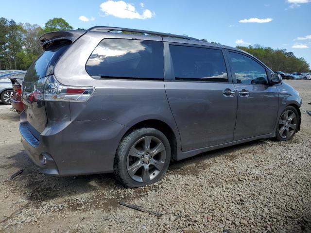 5TDXK3DC1FS656339 - 2015 TOYOTA SIENNA SPORT GRAY photo 3