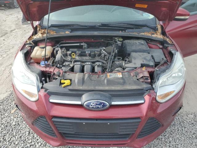 1FADP3F28EL399145 - 2014 FORD FOCUS SE RED photo 11