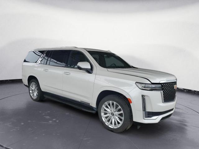 1GYS4JKL9MR305986 - 2021 CADILLAC ESCALADE ESV LUXURY WHITE photo 4