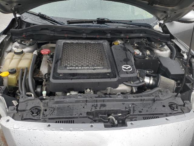 JM1BL1H35A1342382 - 2010 MAZDA SPEED 3 SILVER photo 11