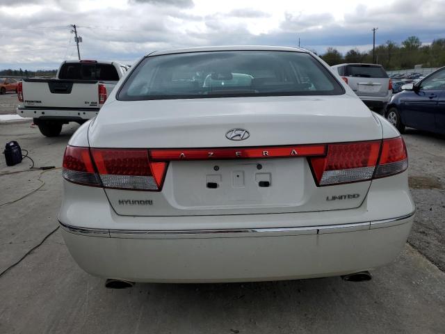 KMHFC46F36A093521 - 2006 HYUNDAI AZERA SE WHITE photo 6