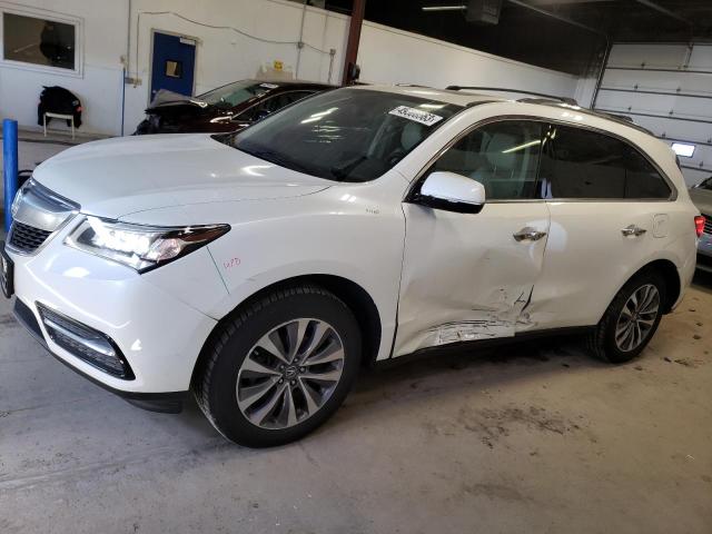 5FRYD4H62EB035427 - 2014 ACURA MDX TECHNOLOGY WHITE photo 1