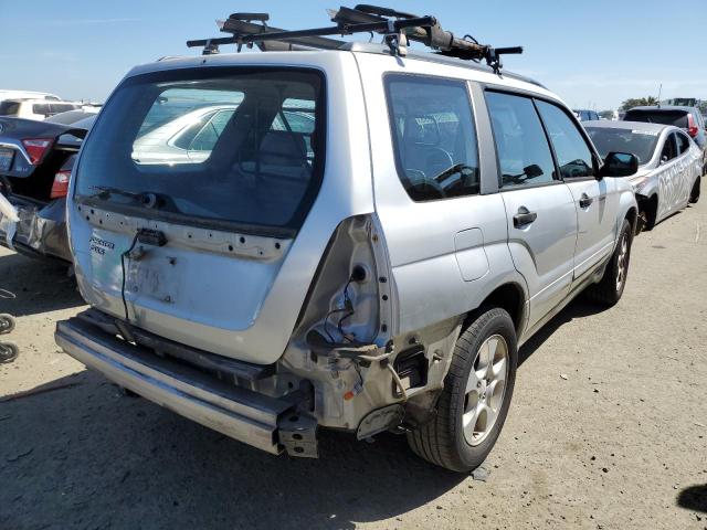 JF1SG65643H758665 - 2003 SUBARU FORESTER 2.5XS SILVER photo 3