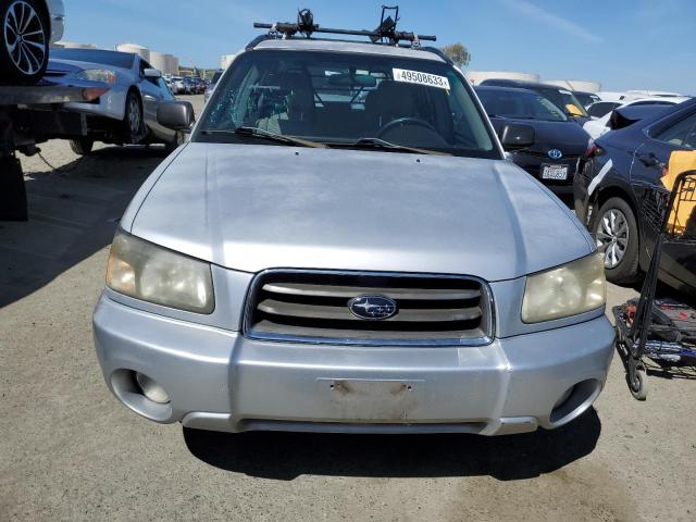 JF1SG65643H758665 - 2003 SUBARU FORESTER 2.5XS ვერცხლისფერი ფოტო 5