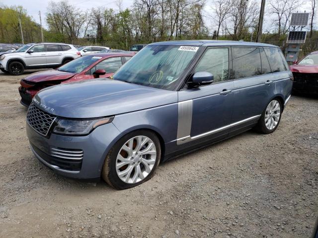 SALGV5SE4MA424957 - 2021 LAND ROVER RANGE ROVE AUTOBIOGRAPHY BLUE photo 1