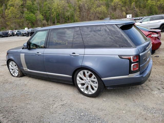 SALGV5SE4MA424957 - 2021 LAND ROVER RANGE ROVE AUTOBIOGRAPHY BLUE photo 2