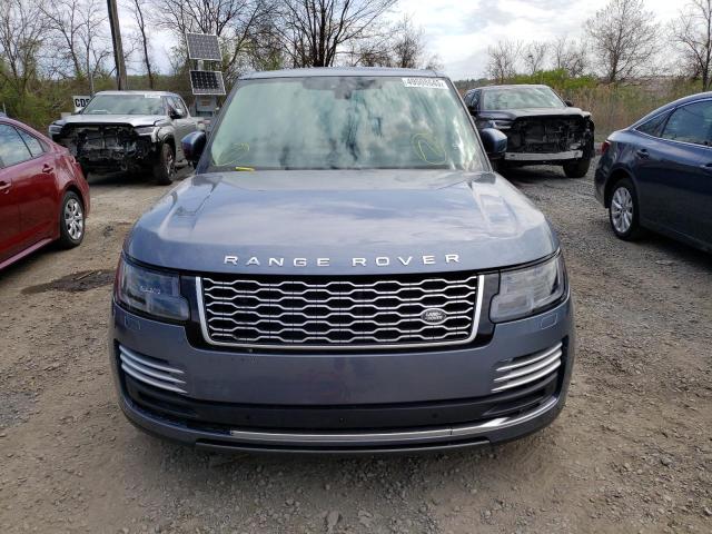 SALGV5SE4MA424957 - 2021 LAND ROVER RANGE ROVE AUTOBIOGRAPHY BLUE photo 5