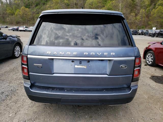 SALGV5SE4MA424957 - 2021 LAND ROVER RANGE ROVE AUTOBIOGRAPHY BLUE photo 6