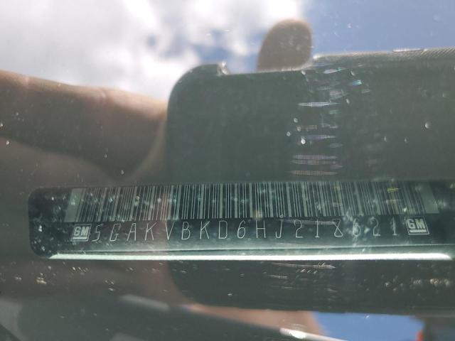 5GAKVBKD6HJ218621 - 2017 BUICK ENCLAVE WHITE photo 14