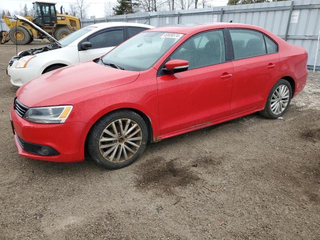 3VWBX7AJXBM378909 - 2011 VOLKSWAGEN JETTA SE RED photo 1