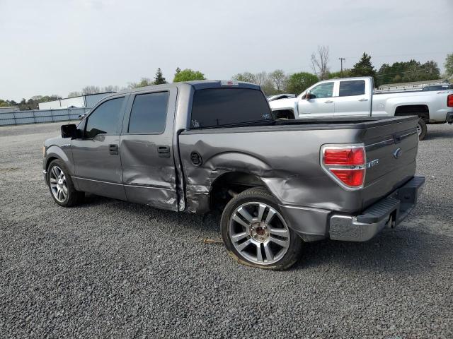 1FTPW12V49KC72418 - 2009 FORD F150 SUPERCREW GRAY photo 2