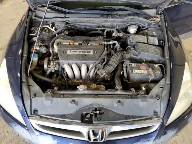 1HGCM56877A044322 - 2007 HONDA ACCORD EX BLUE photo 11