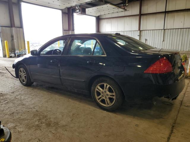 1HGCM56877A044322 - 2007 HONDA ACCORD EX BLUE photo 2