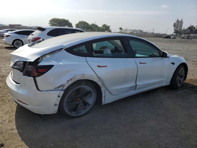5YJ3E1EAXMF908517 - 2021 TESLA MODEL 3 Белый фото 3