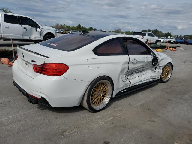 WBA3R1C58EF729459 - 2014 BMW 435 I WHITE photo 3