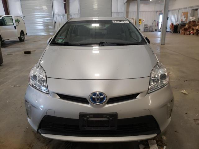 JTDKN3DU5E0357240 - 2014 TOYOTA PRIUS SILVER photo 5