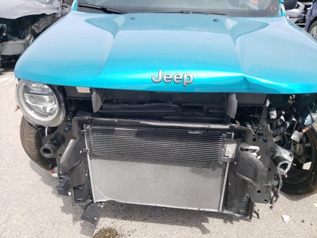 ZACNJDB18MPM52839 - 2021 JEEP RENEGADE LATITUDE TURQUOISE photo 7