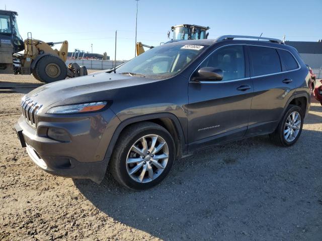 1C4PJLDS5FW596303 - 2015 JEEP CHEROKEE LIMITED GRAY photo 1