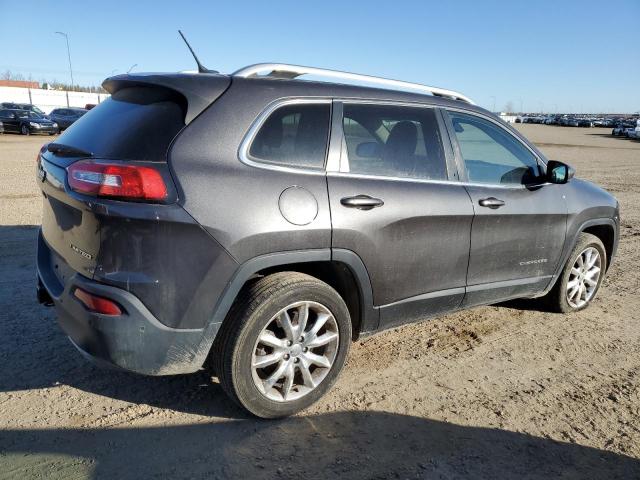 1C4PJLDS5FW596303 - 2015 JEEP CHEROKEE LIMITED GRAY photo 3