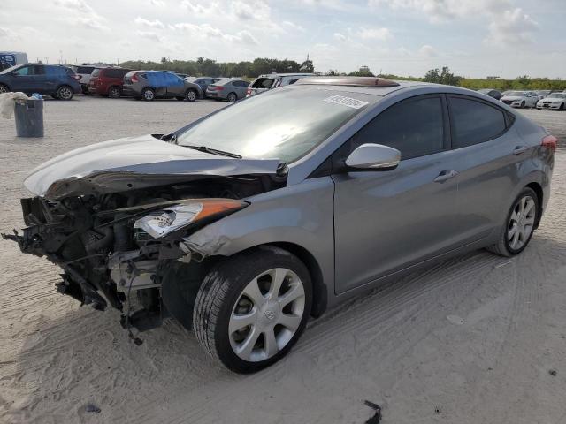 KMHDH4AE5DU738060 - 2013 HYUNDAI ELANTRA GLS SILVER photo 1