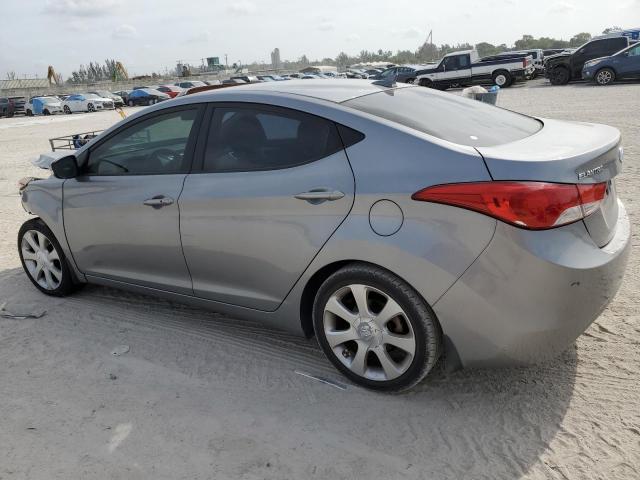 KMHDH4AE5DU738060 - 2013 HYUNDAI ELANTRA GLS SILVER photo 2