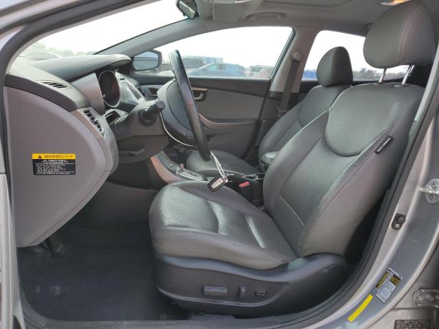 KMHDH4AE5DU738060 - 2013 HYUNDAI ELANTRA GLS SILVER photo 7