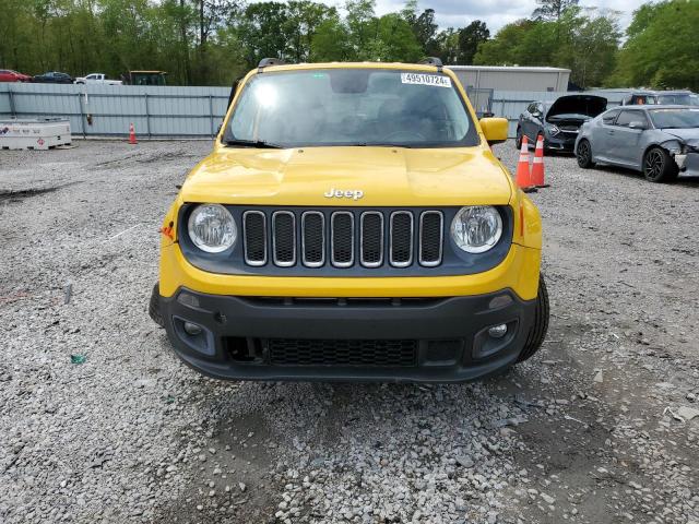 ZACCJBBT0FPB41652 - 2015 JEEP RENEGADE LATITUDE YELLOW photo 5