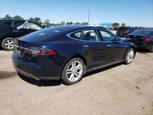 5YJSA1H12EFP28467 - 2014 TESLA MODEL S 蓝色 照片 3