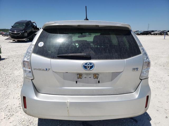 JTDZN3EU1EJ010284 - 2014 TOYOTA PRIUS V SILVER photo 6