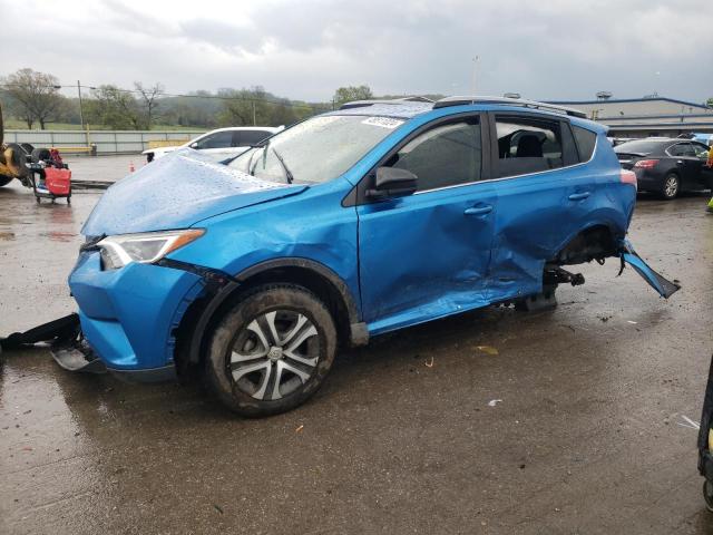 JTMZFREV4JJ164619 - 2018 TOYOTA RAV4 LE BLUE photo 1